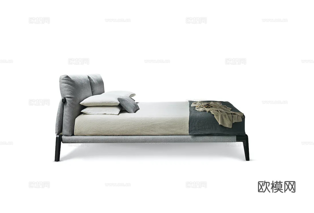 BONALDO 双人床3d模型下载