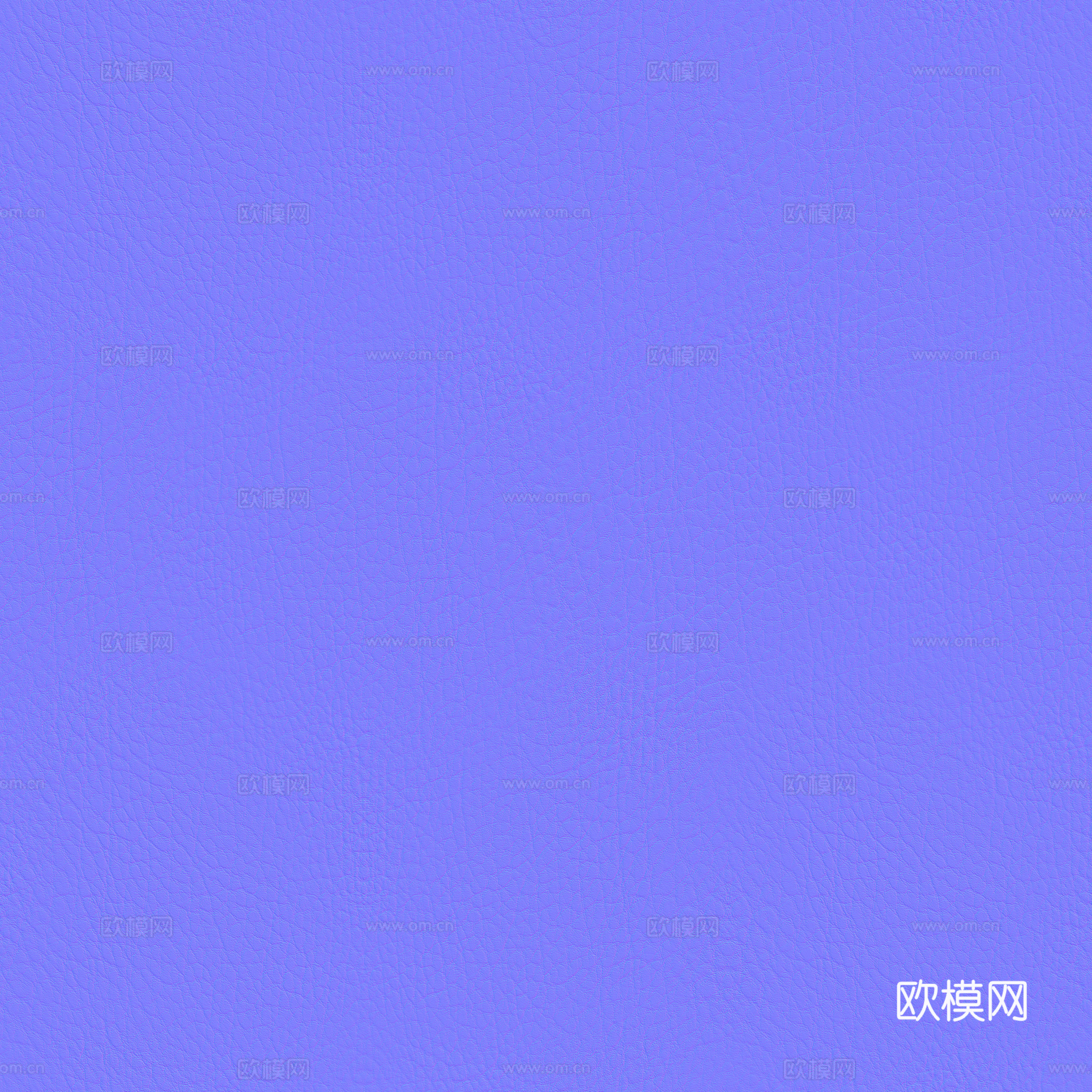 无缝黑色粗纹皮革PBR贴图 2k