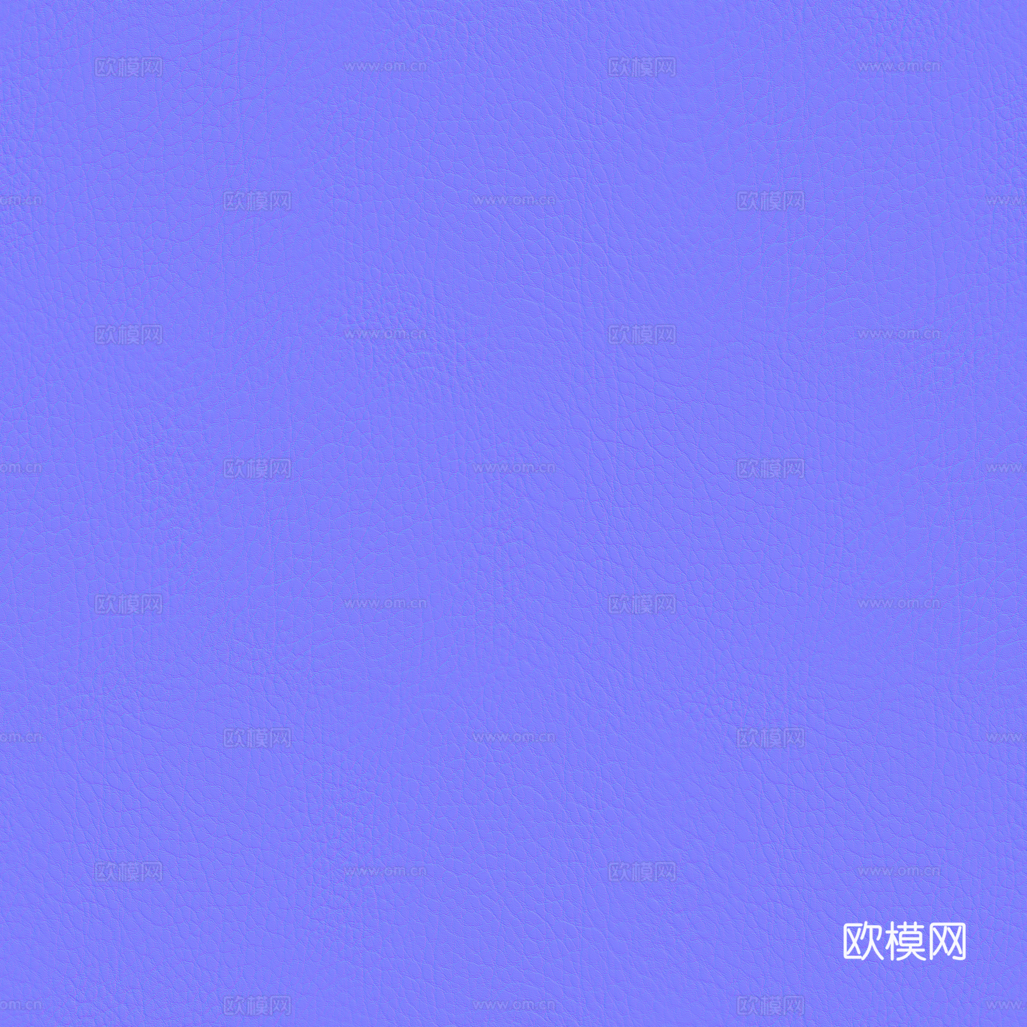 无缝黑色粗纹皮革PBR贴图 2k