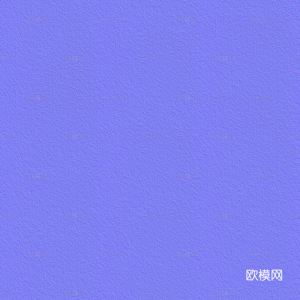 无缝蓝色布纹布料PBR贴图 1k