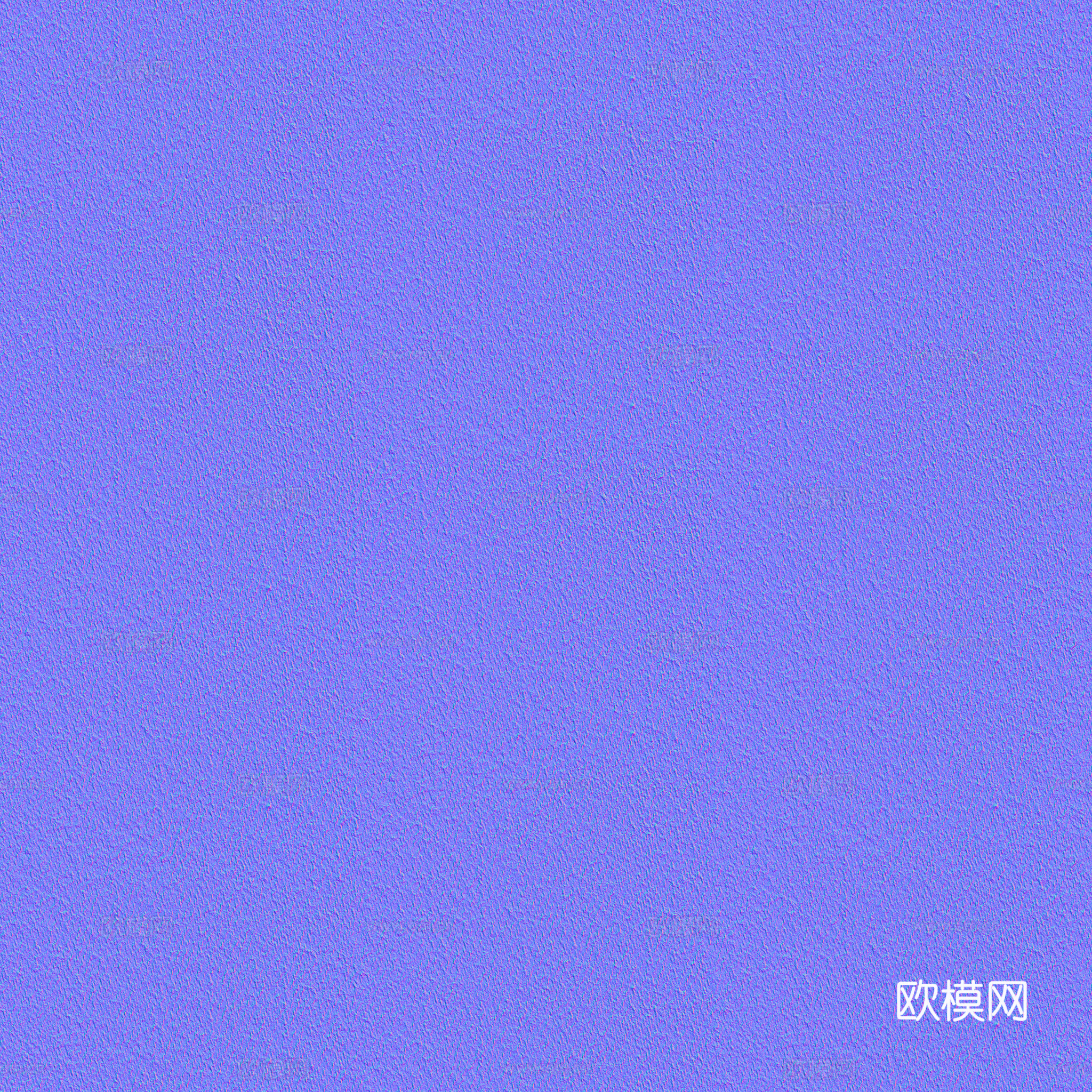 无缝蓝色布纹布料PBR贴图 2k