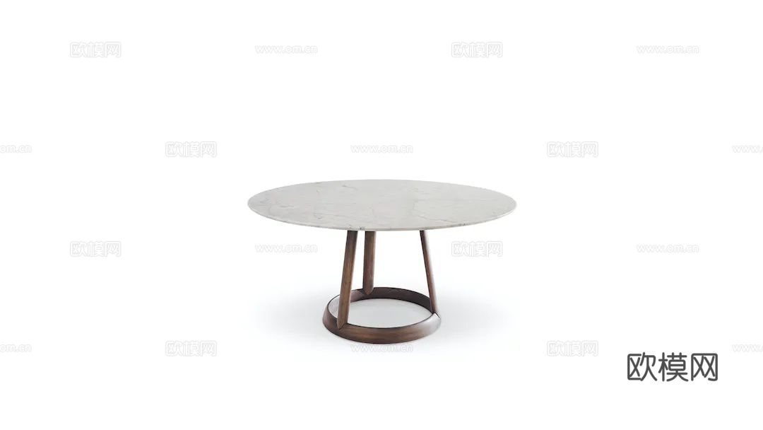 BONALDO 圆餐桌3d模型下载