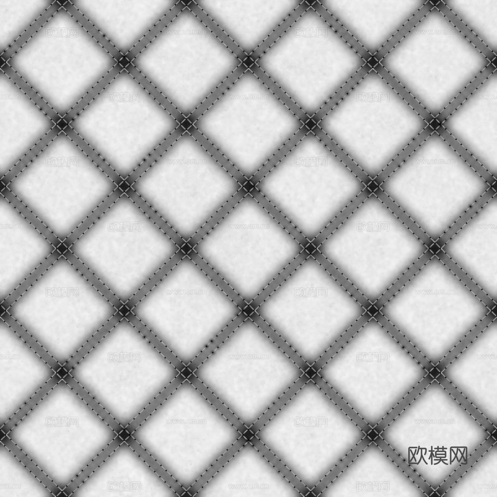 无缝棕红色软包皮革PBR贴图 2k