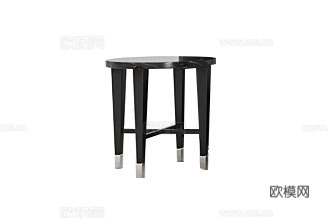 CAPITAL 意式边几 圆几3d模型下载（渲染图1）