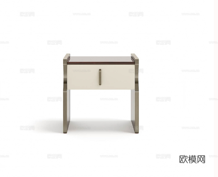 CAPITAL 意式床头柜3d模型下载（渲染图1）