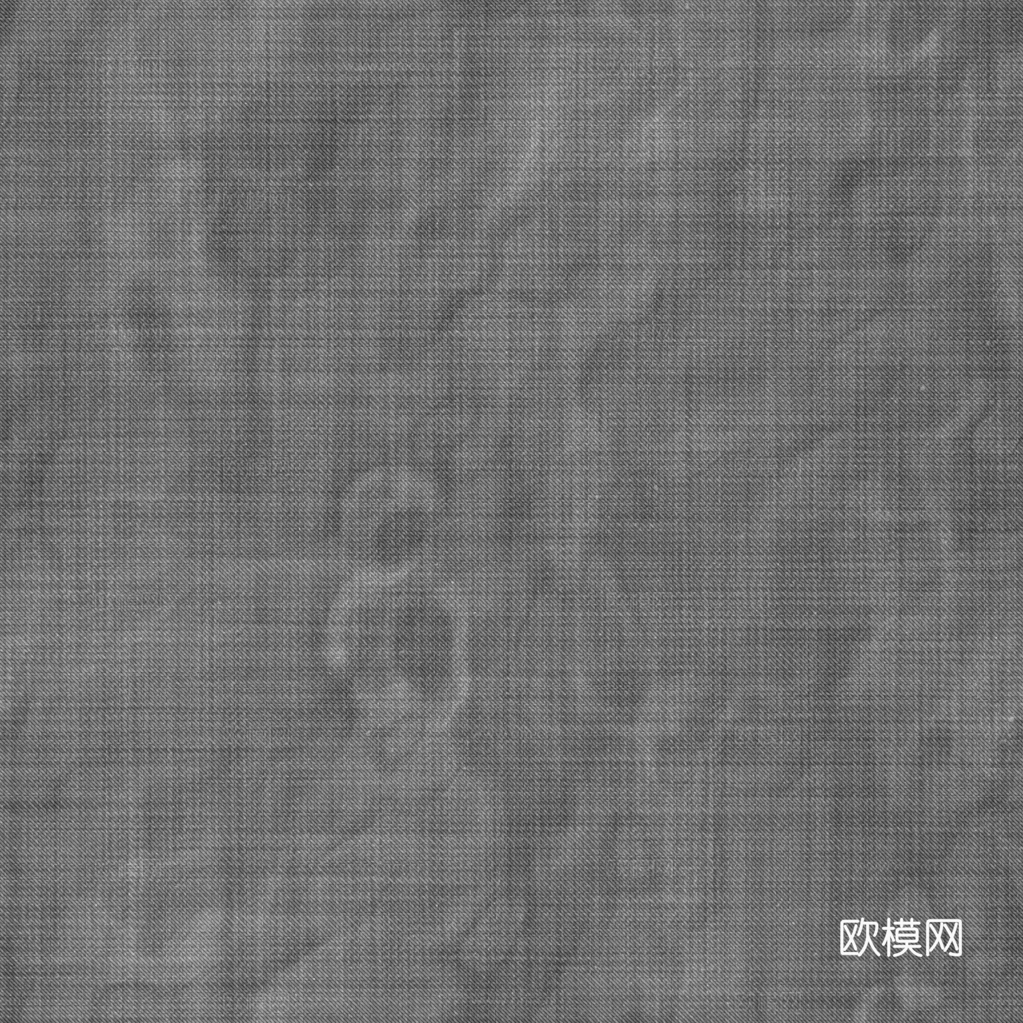 无缝白色布纹布料PBR贴图 1k