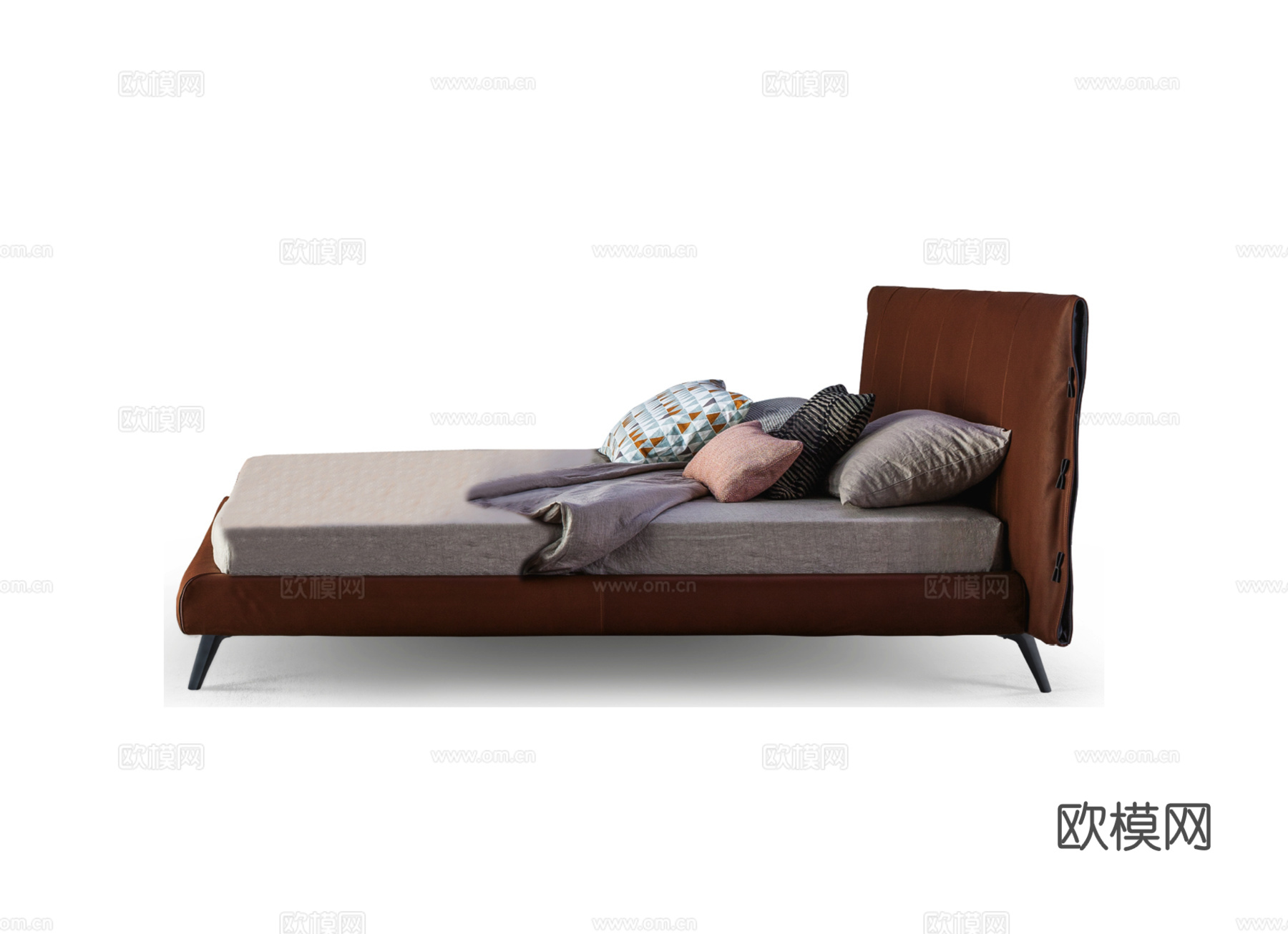 BONALDO 双人床3d模型下载（渲染图1）
