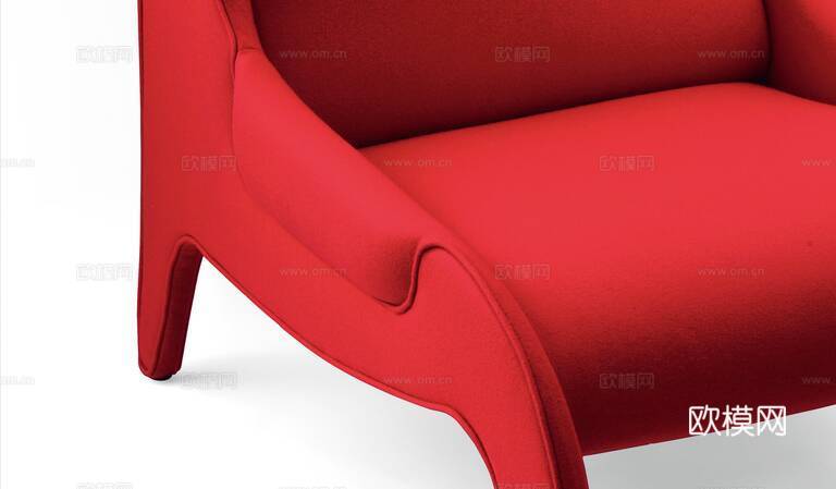 Cassina 休闲椅3d模型下载（渲染图2）