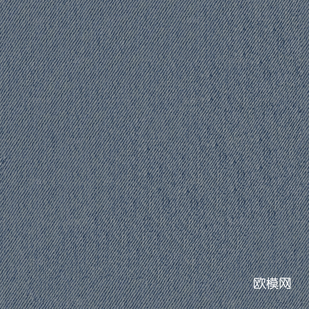 无缝灰蓝色布纹布料PBR贴图 1k