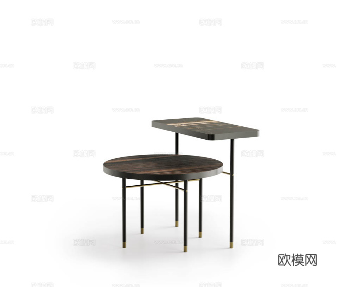 CAPITAL 意式茶几3d模型下载（渲染图2）