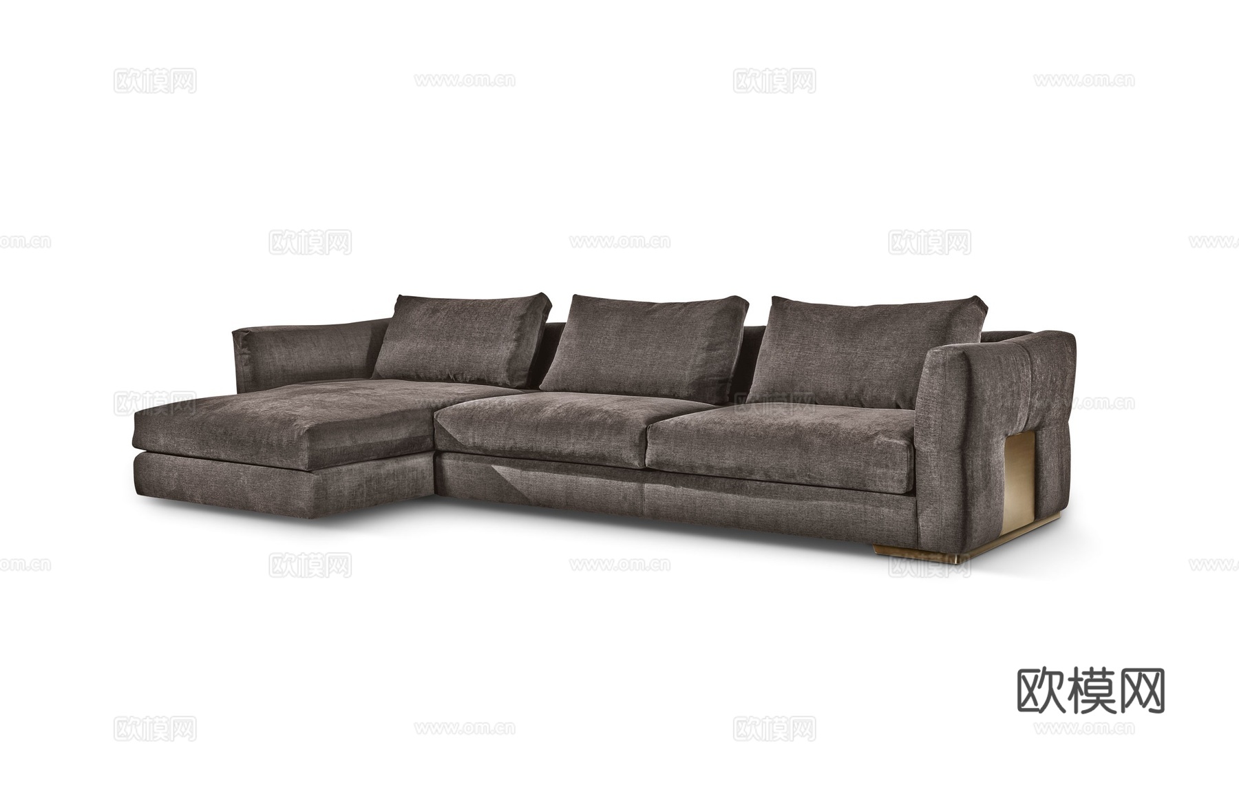 CANTORI 意式转角沙发3d模型下载（渲染图1）