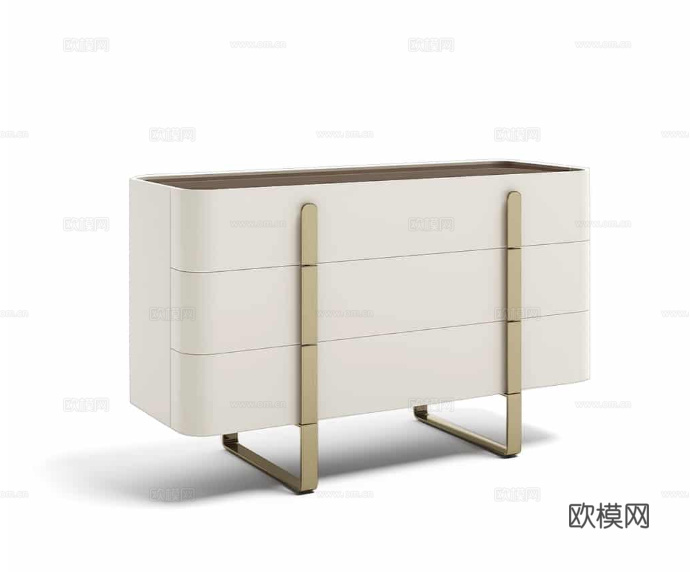 CAPITAL 意式斗柜3d模型下载（渲染图1）