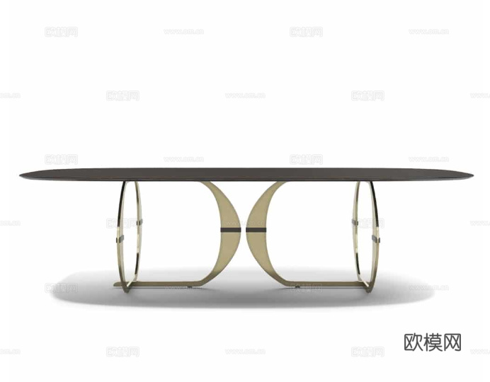 CAPITAL 意式餐桌3d模型下载（渲染图4）