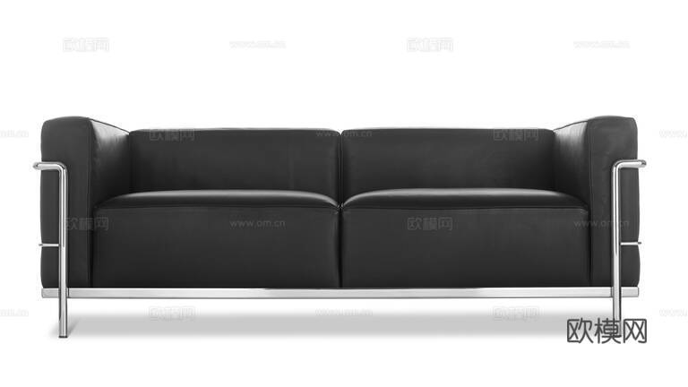 Cassina 双人沙发3d模型下载（渲染图2）