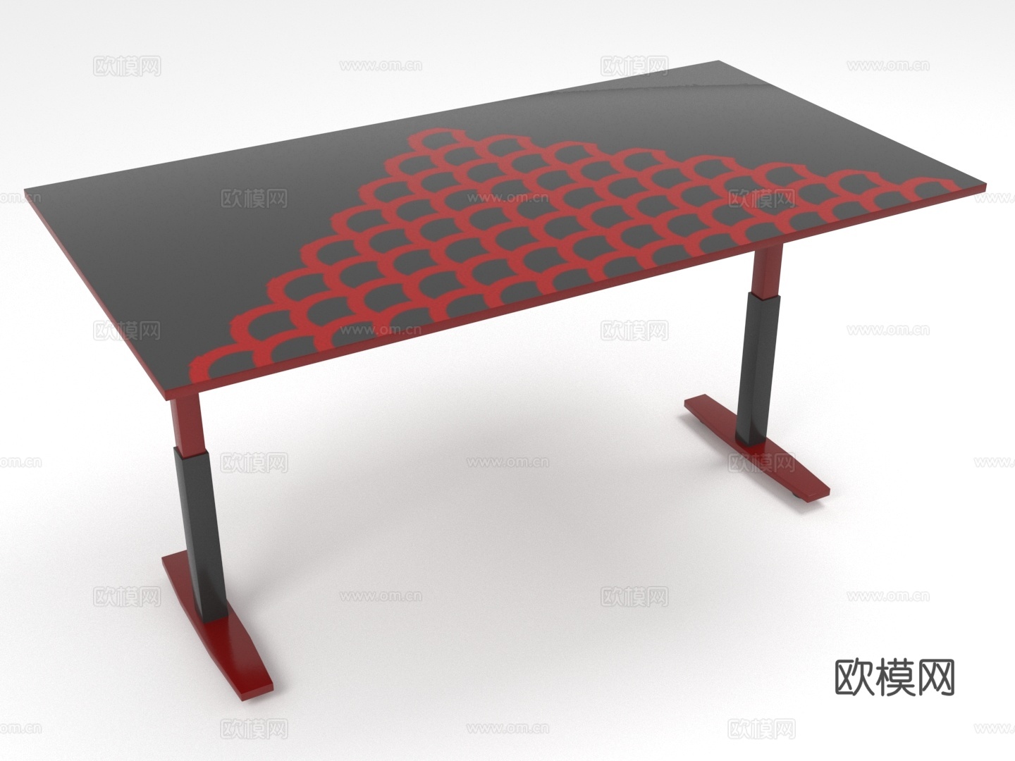 办公桌 现代桌 设计桌 简约桌 创意桌3d模型