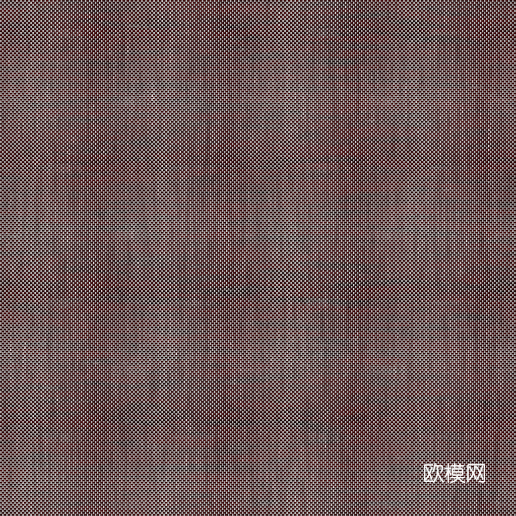 无缝酒红色拼色编织布纹布料PBR贴图 1k