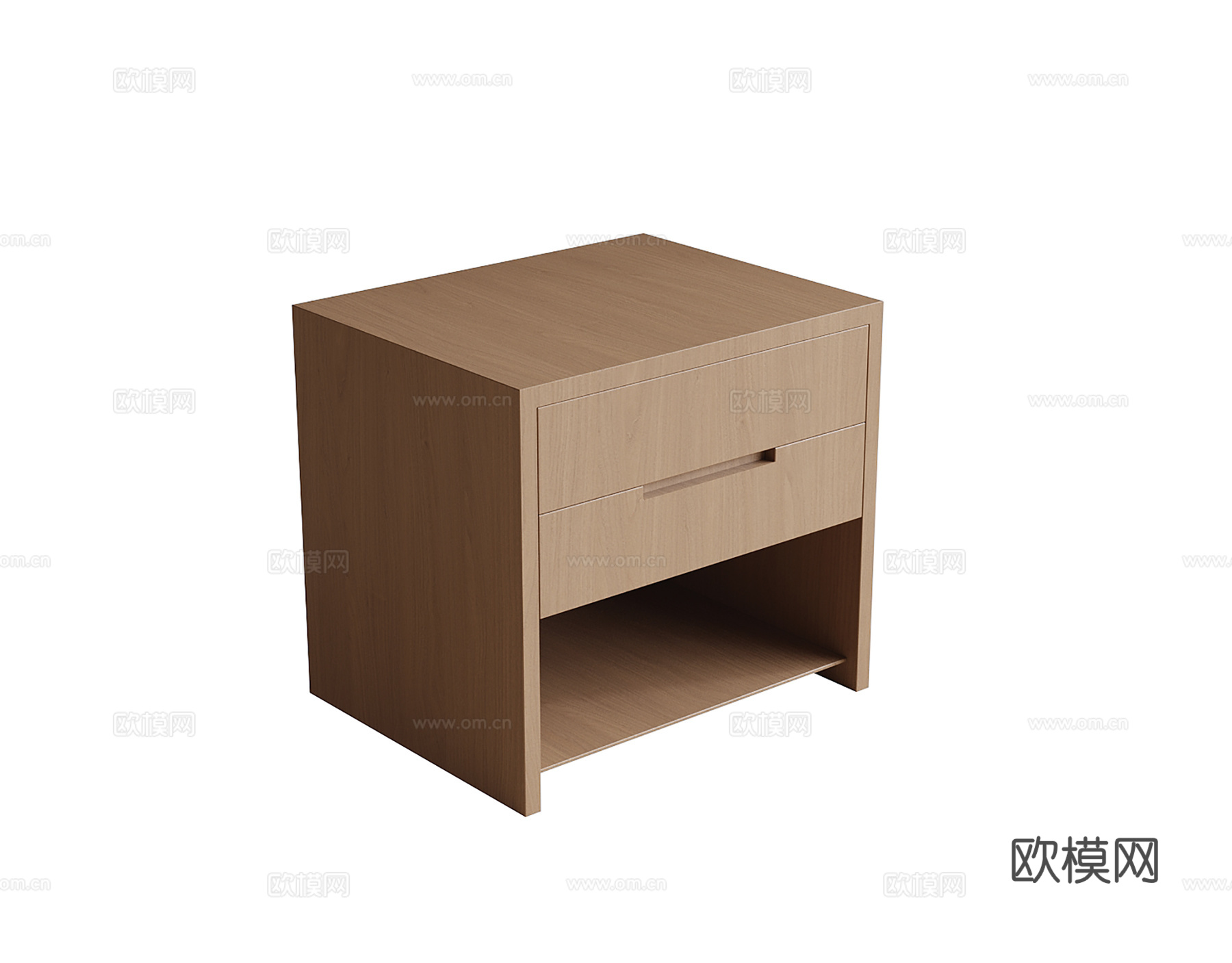 现代床头柜su模型