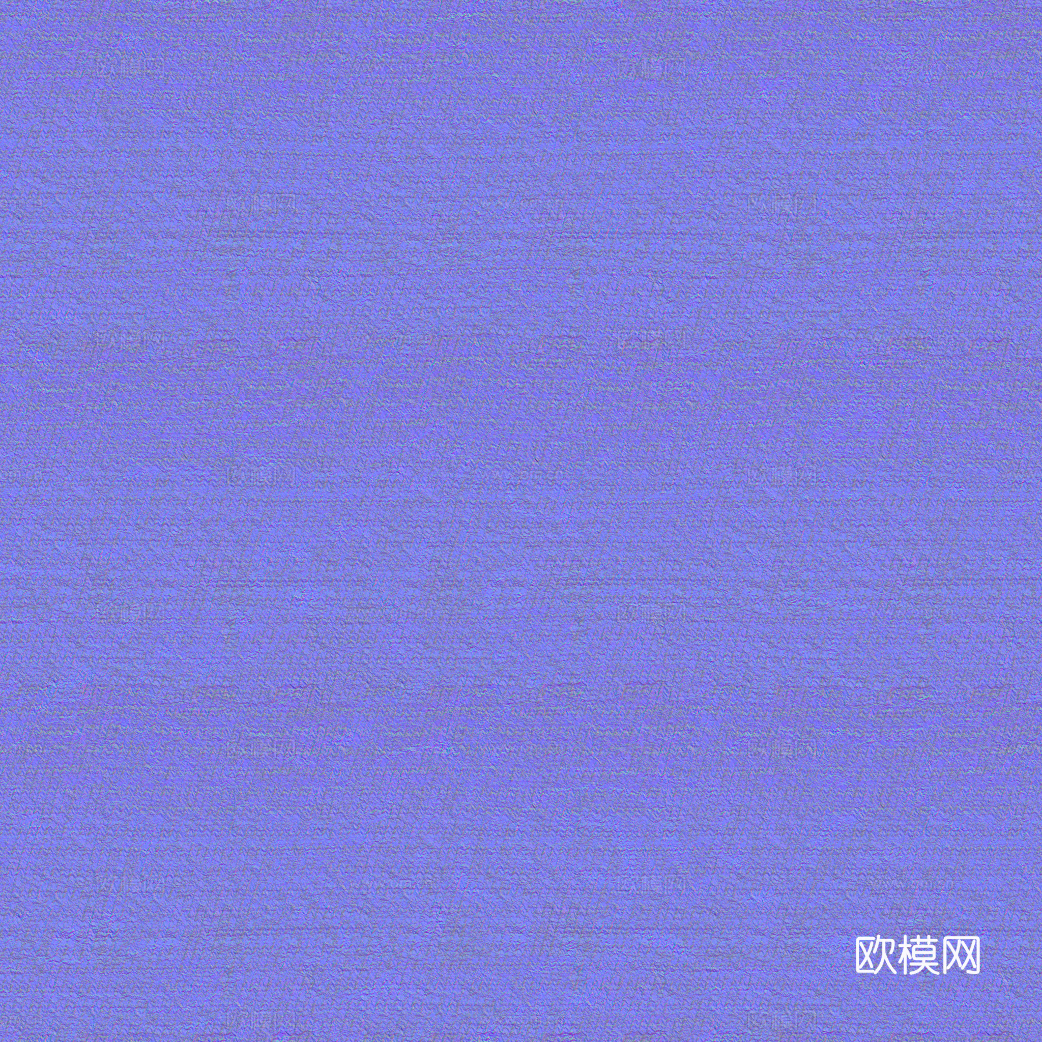 无缝青色布纹布料PBR贴图 2k