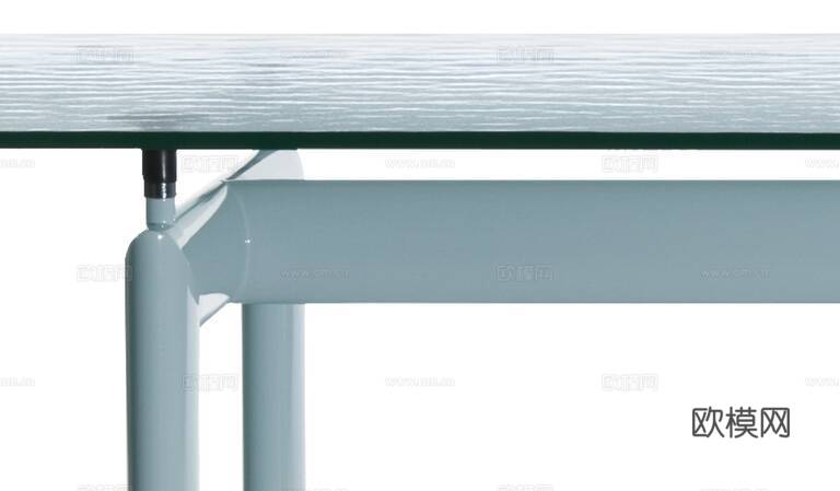 Cassina 玻璃餐桌3d模型下载（渲染图2）