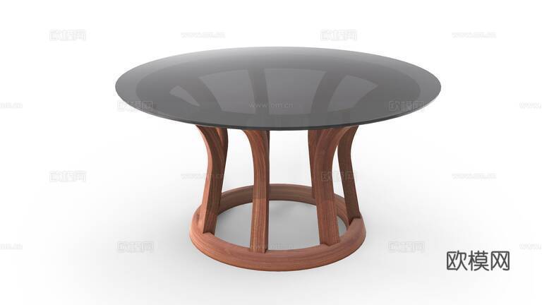 Cassina 组合茶几3d模型下载（渲染图5）