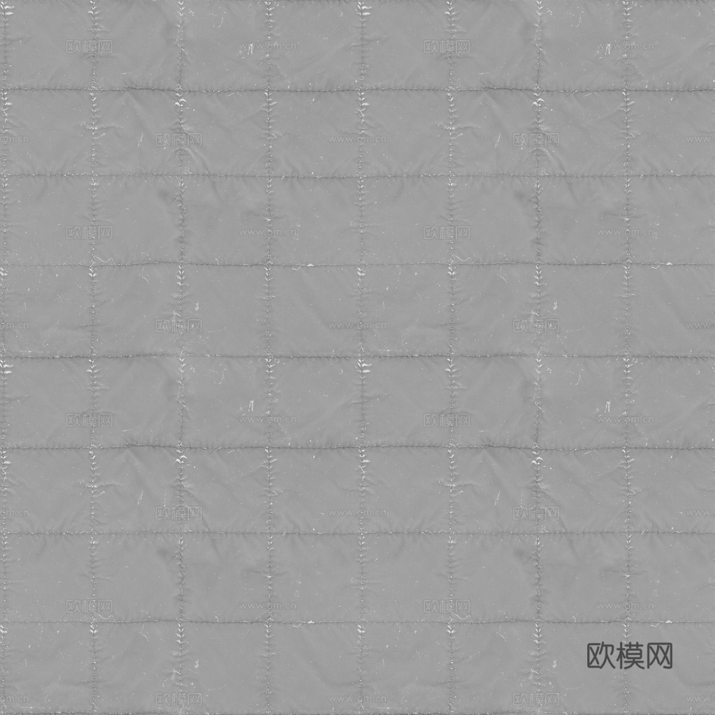 无缝绿色软包皮革PBR贴图 1k