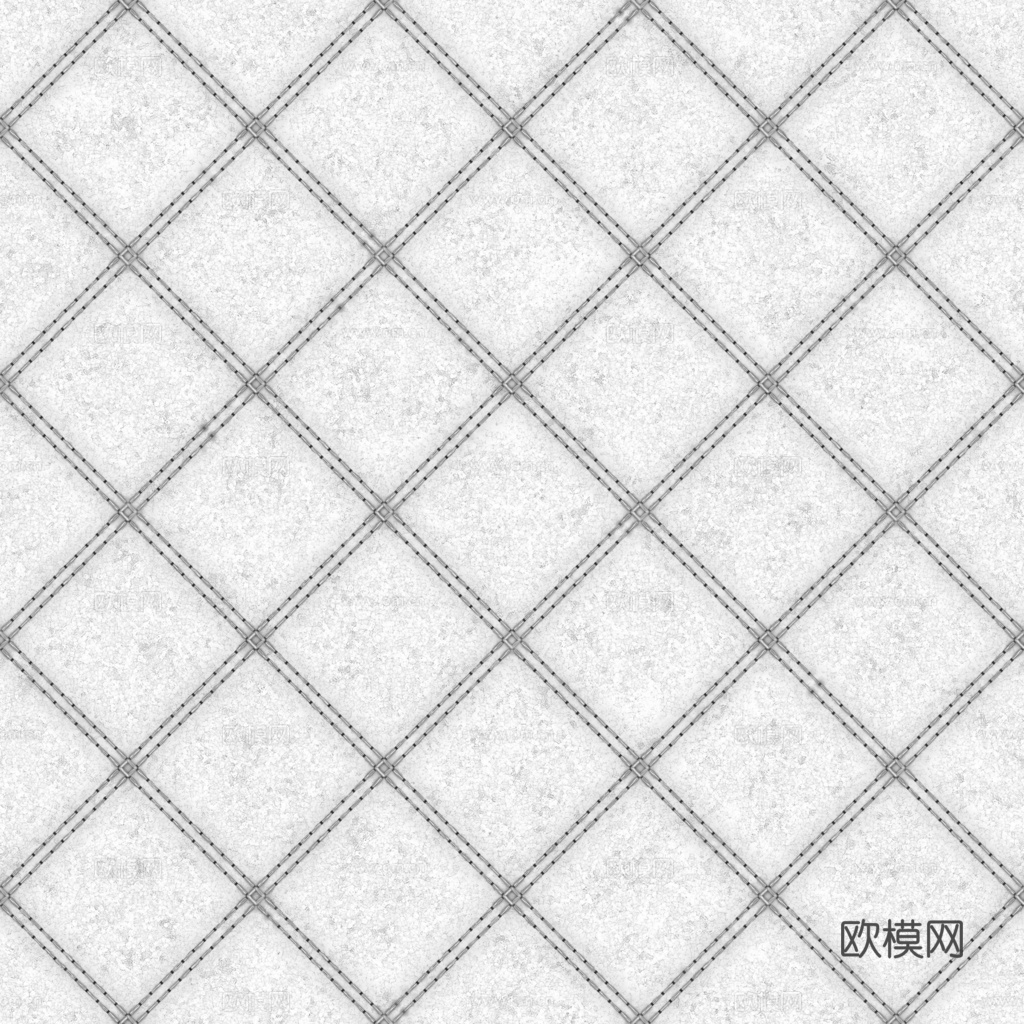 无缝米白色软包皮革PBR贴图 1k