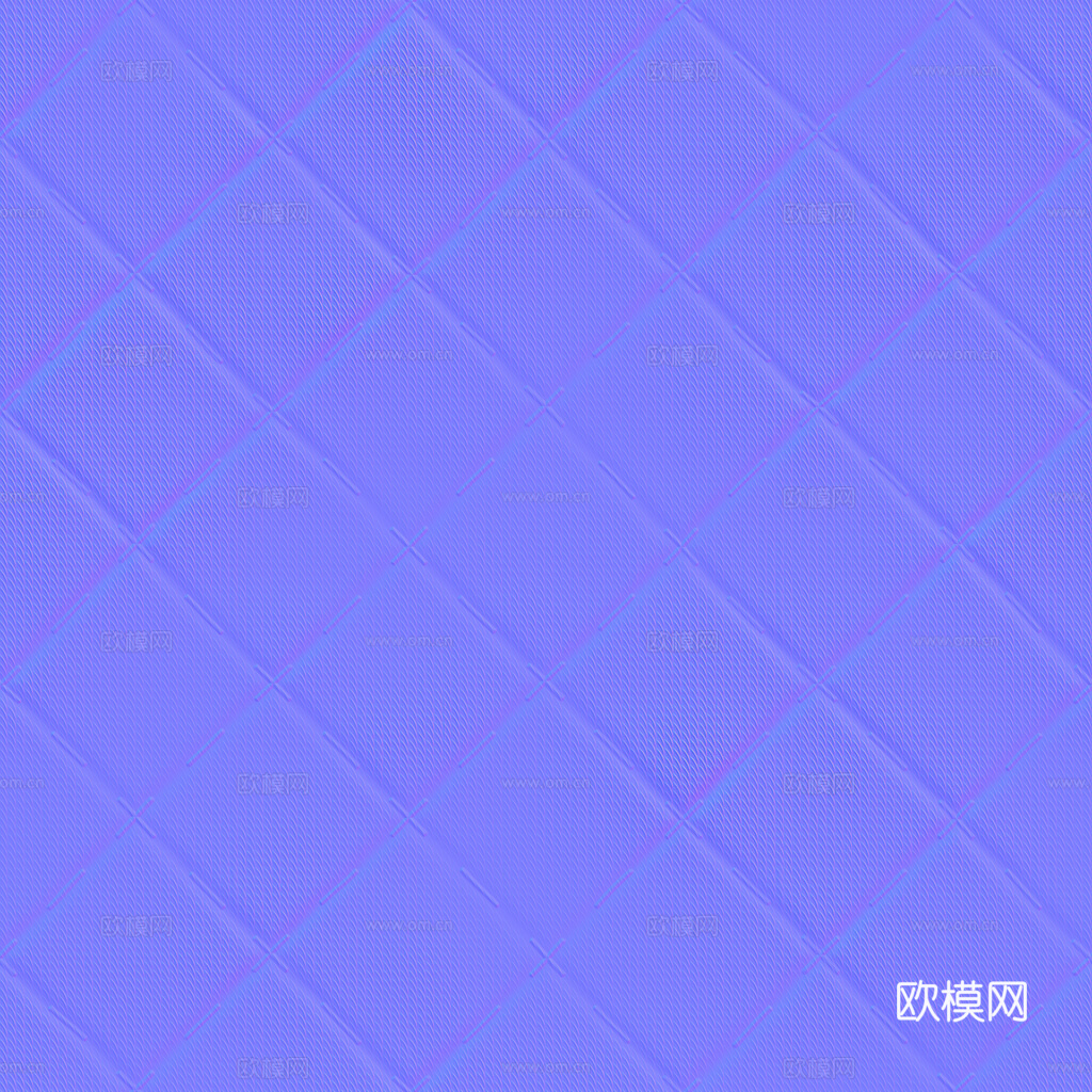 无缝红色线条花纹软包PBR贴图 1k