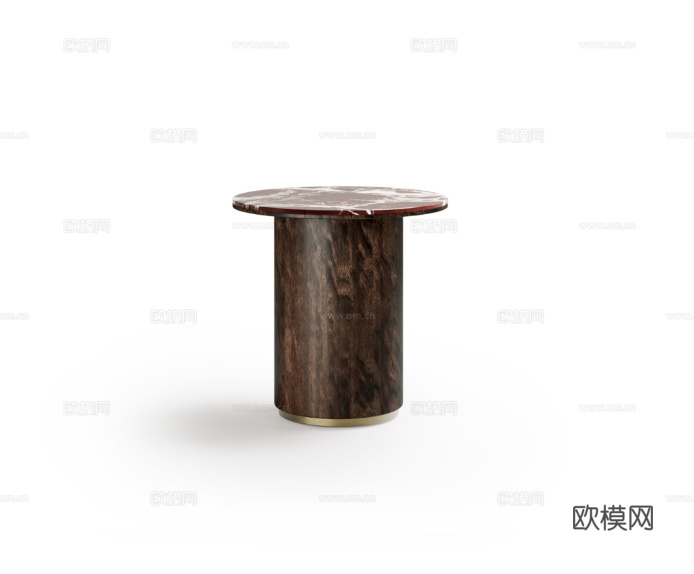 CAPITAL 意式边几 圆几3d模型下载（渲染图7）