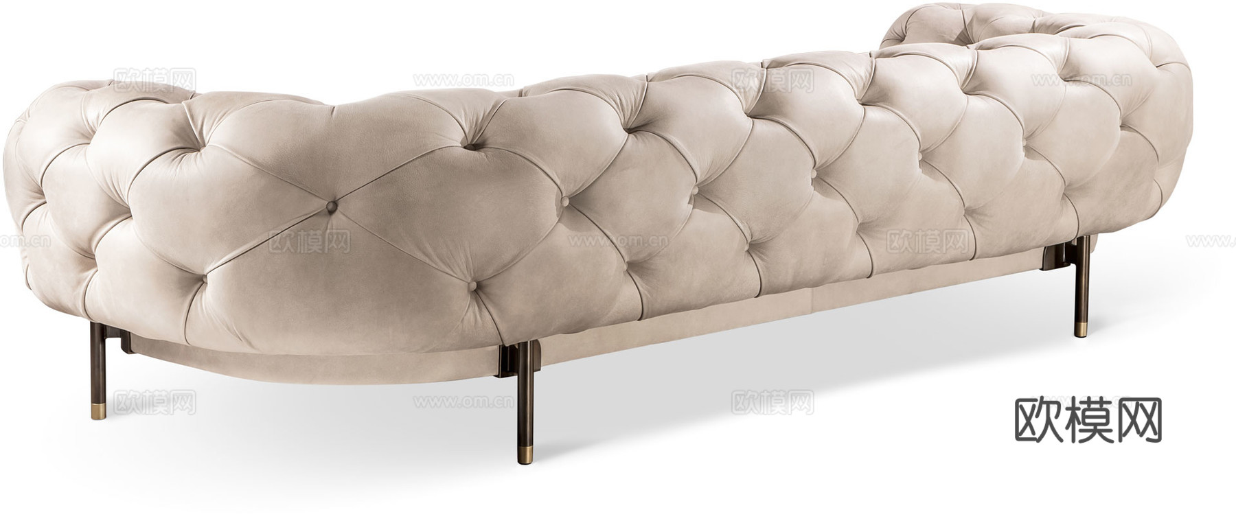 CANTORI 简欧双人沙发3d模型下载（渲染图2）