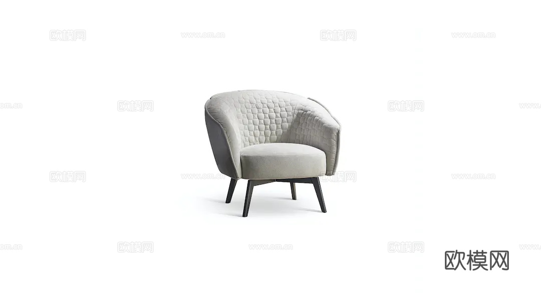 BONALDO 单人沙发3d模型下载