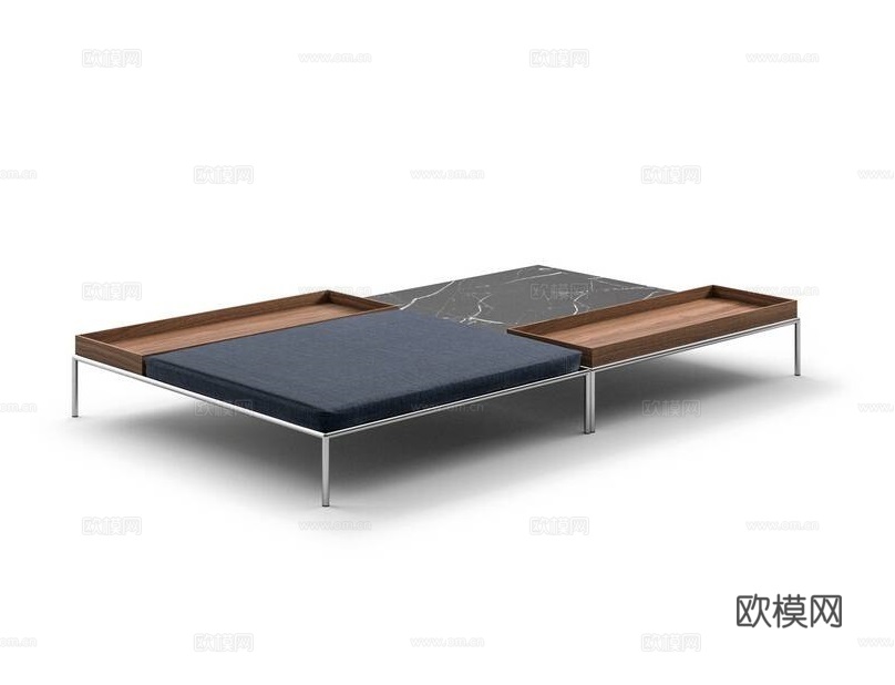 Cassina 茶几3d模型下载（渲染图1）