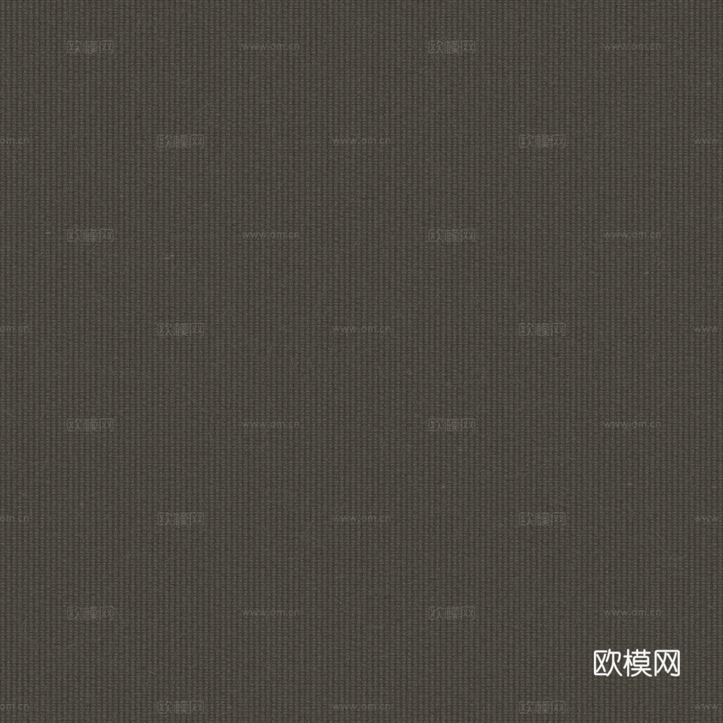 无缝黑色布纹布料PBR贴图 1k