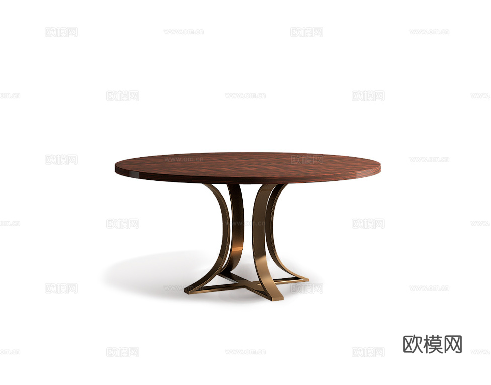 CAPITAL 意式圆餐桌3d模型下载