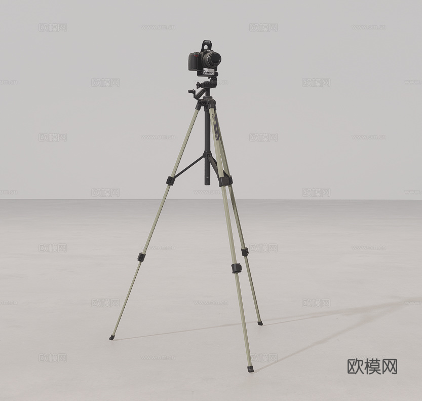 三脚架照相机su模型
