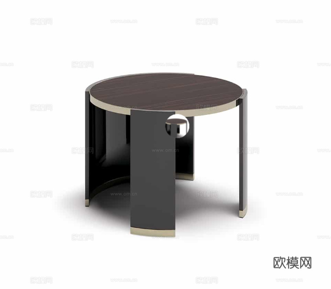 CAPITAL 意式边几 圆几3d模型下载（渲染图5）