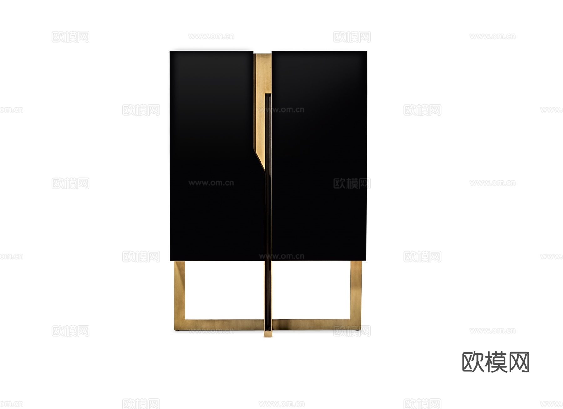 CANTORI 轻奢餐边柜3d模型下载（渲染图1）