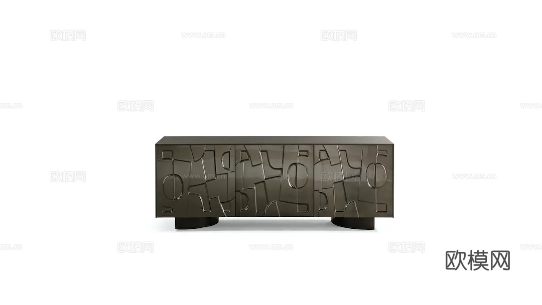 BONALDO边柜 电视柜3d模型下载
