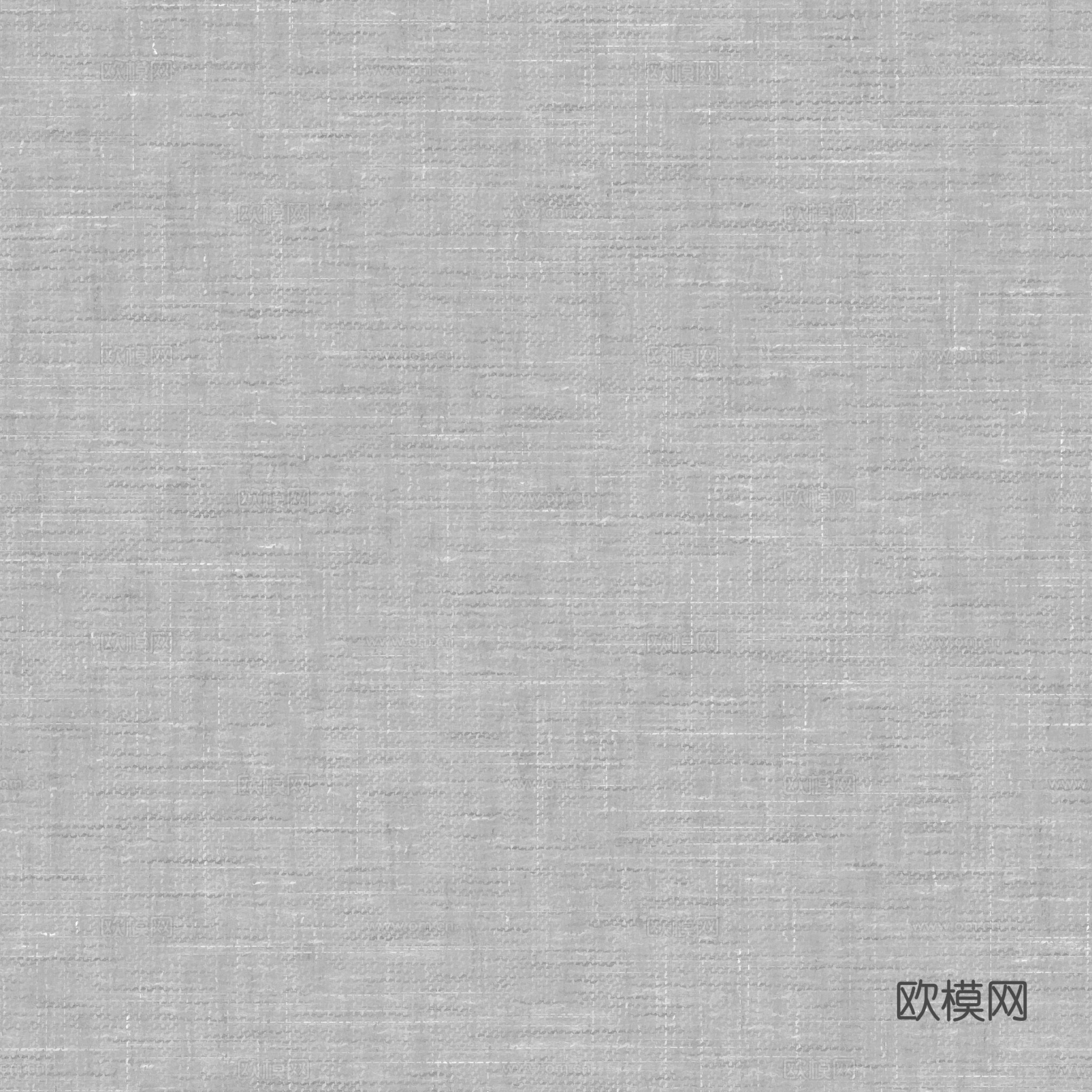 无缝浅灰色布纹布料PBR贴图 2k