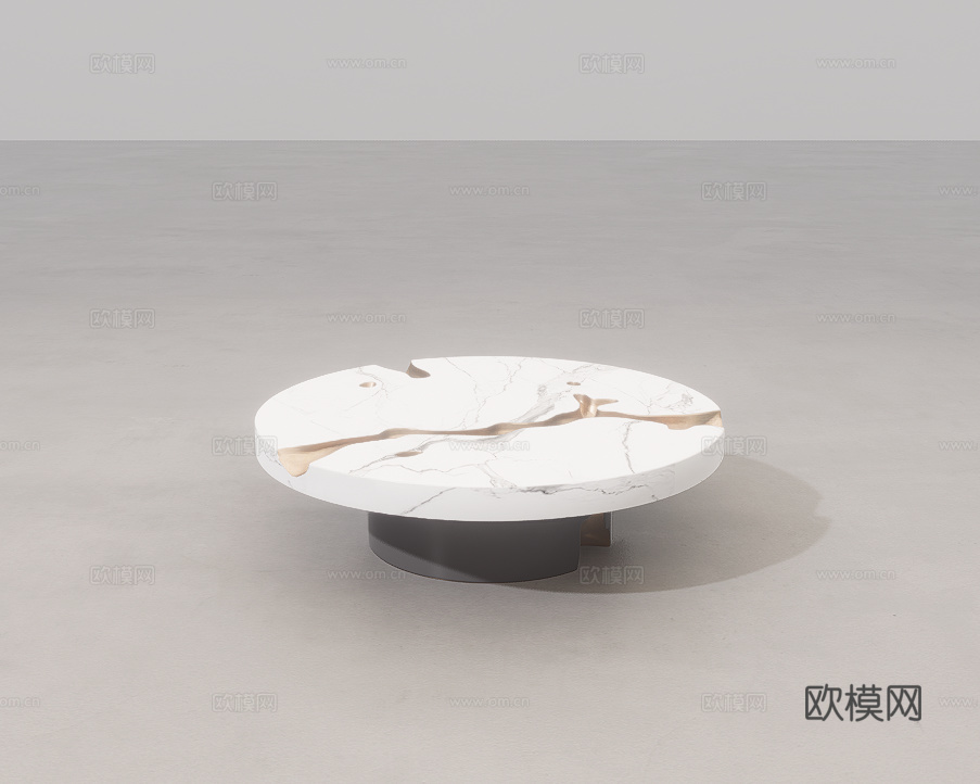 现代茶几su模型