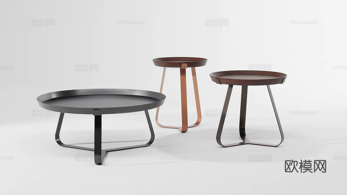 BONALDO 角几边几3d模型下载（渲染图2）