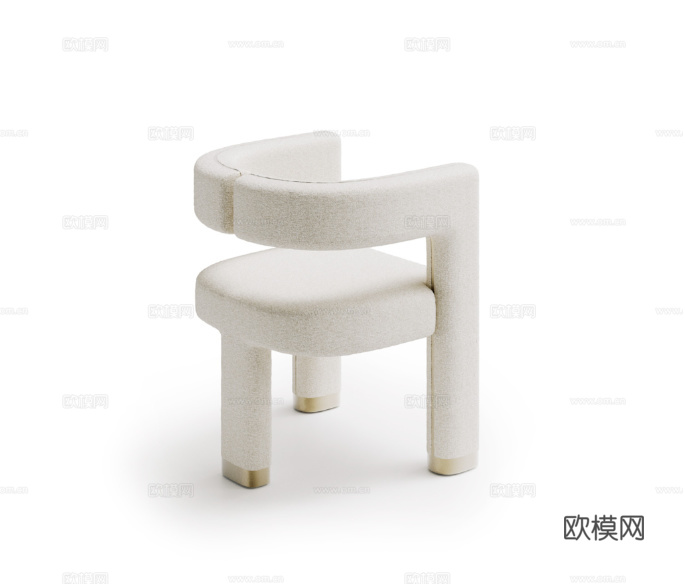 CAPITAL 意式餐椅3d模型下载（渲染图4）