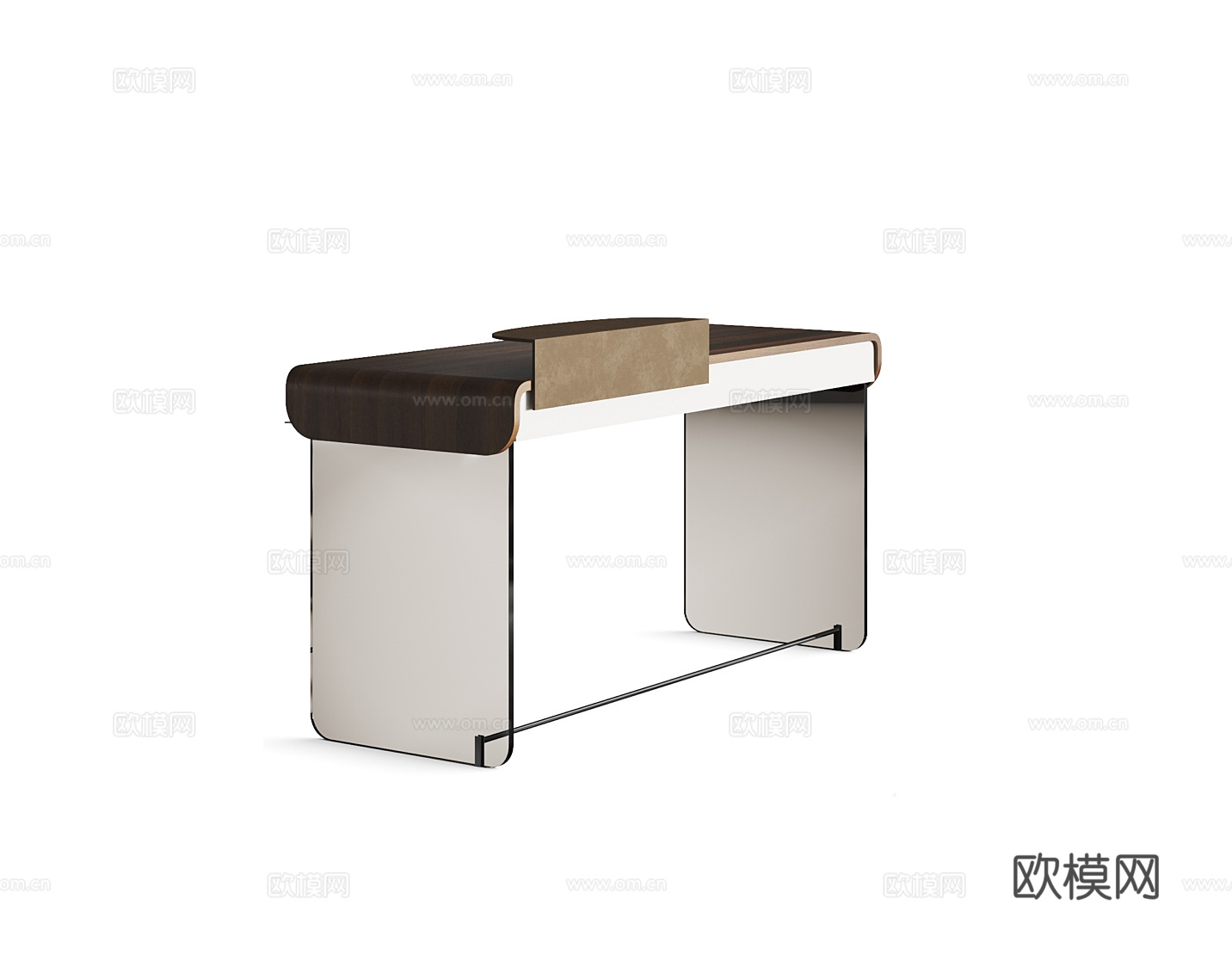 CAPITAL 意式书桌3d模型下载（渲染图2）