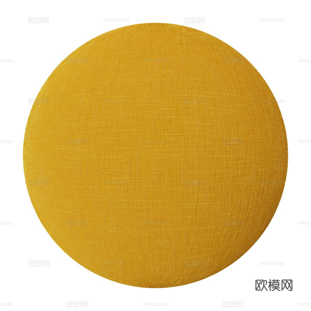 无缝橘色布纹布料PBR贴图 2k