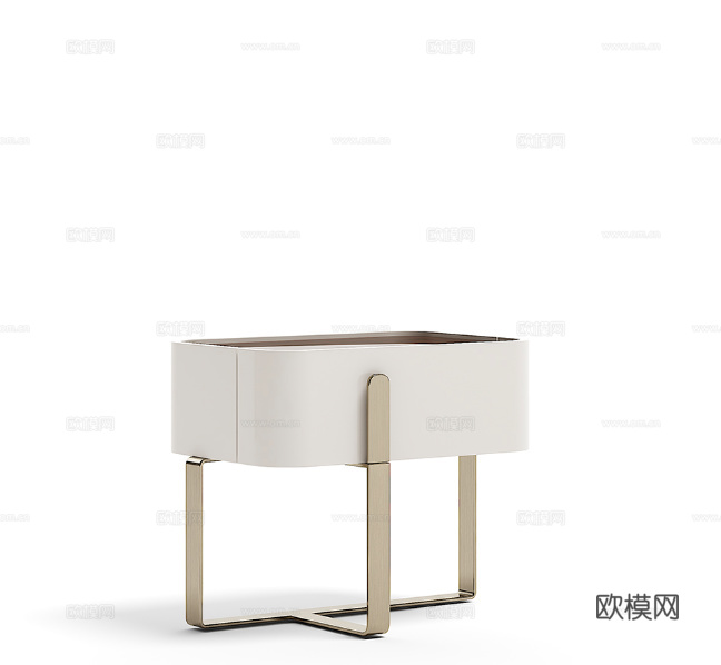 CAPITAL 意式床头柜3d模型下载（渲染图3）