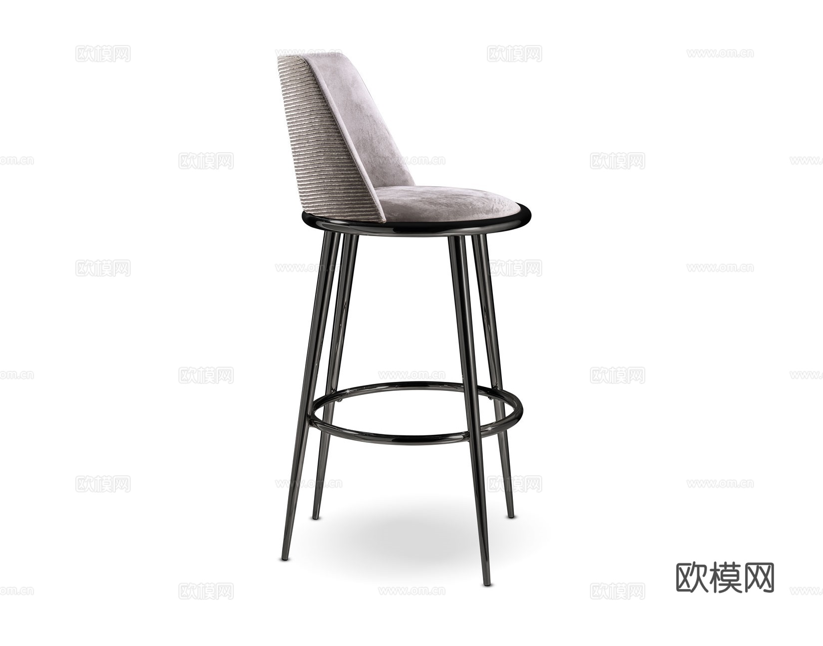 CANTORI 轻奢吧椅3d模型下载