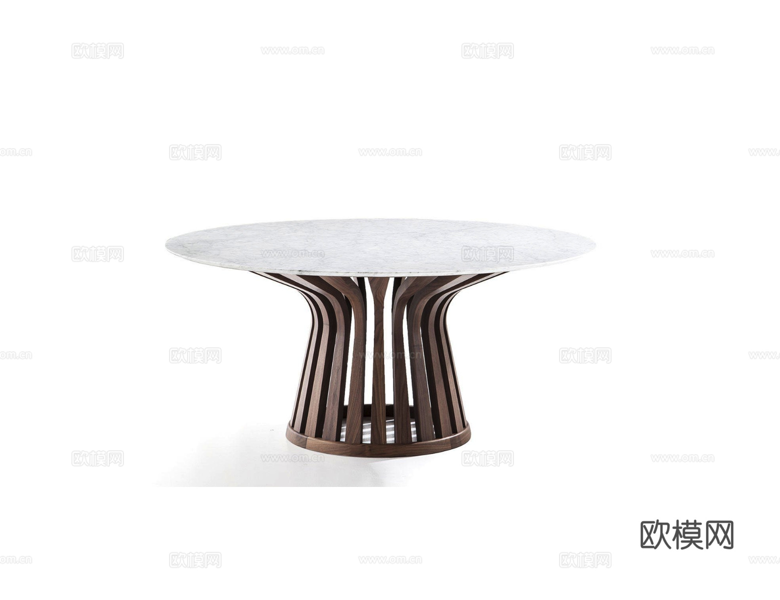 Cassina 圆餐桌3d模型下载（渲染图1）