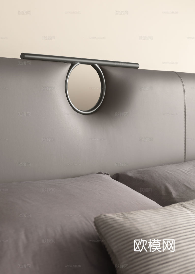 CANTORI 意式双人床3d模型下载（渲染图3）