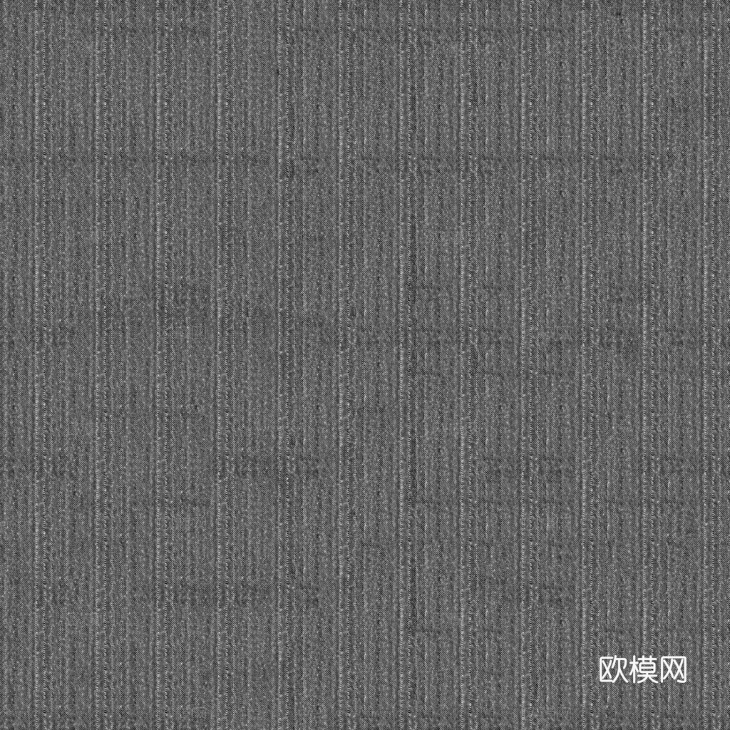 无缝蓝色布纹布料条纹PBR贴图 1k