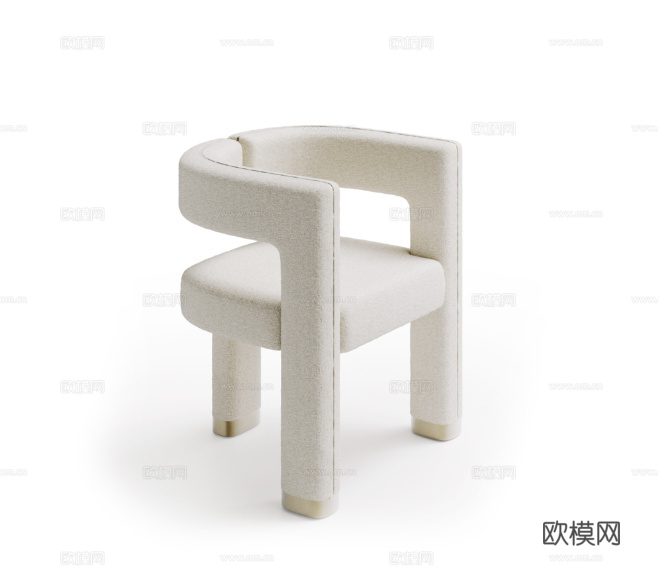 CAPITAL 意式餐椅3d模型下载（渲染图6）