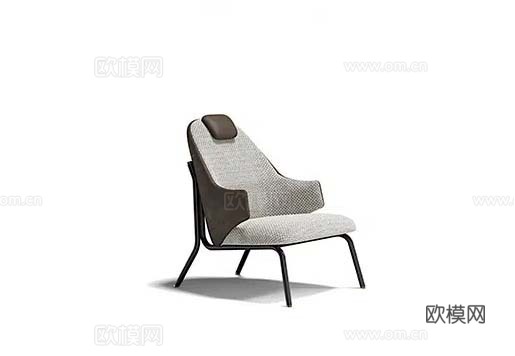 CAPITAL 意式休闲椅3d模型下载（渲染图2）